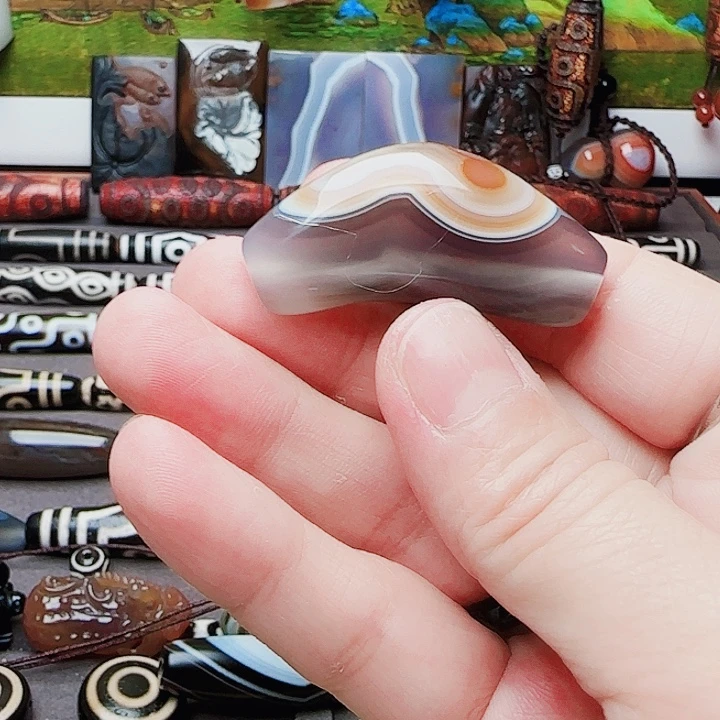 玛瑙/玉髓合金珠宝半成品