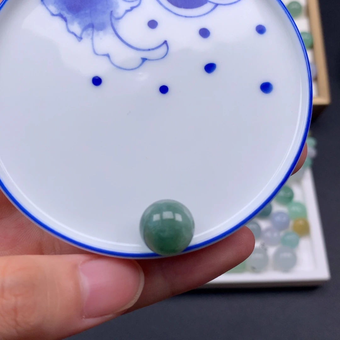 翡翠散珠天然缅甸翡翠a57