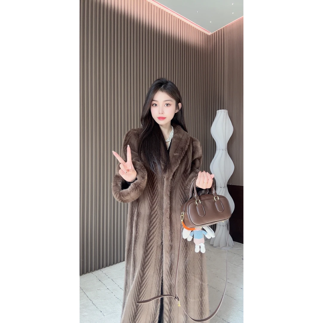 1苏黎世大衣 复古奢华高级感大衣冬季毛毛外套女
