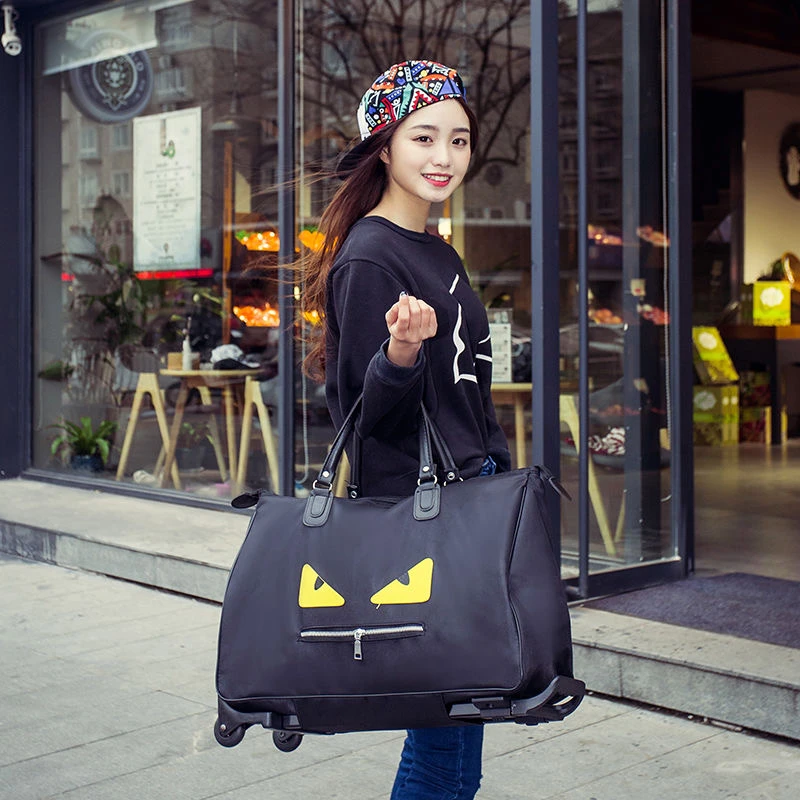 短途大容量拉杆包女轻便手提旅行包男商务登机箱旅游收纳袋行李包
