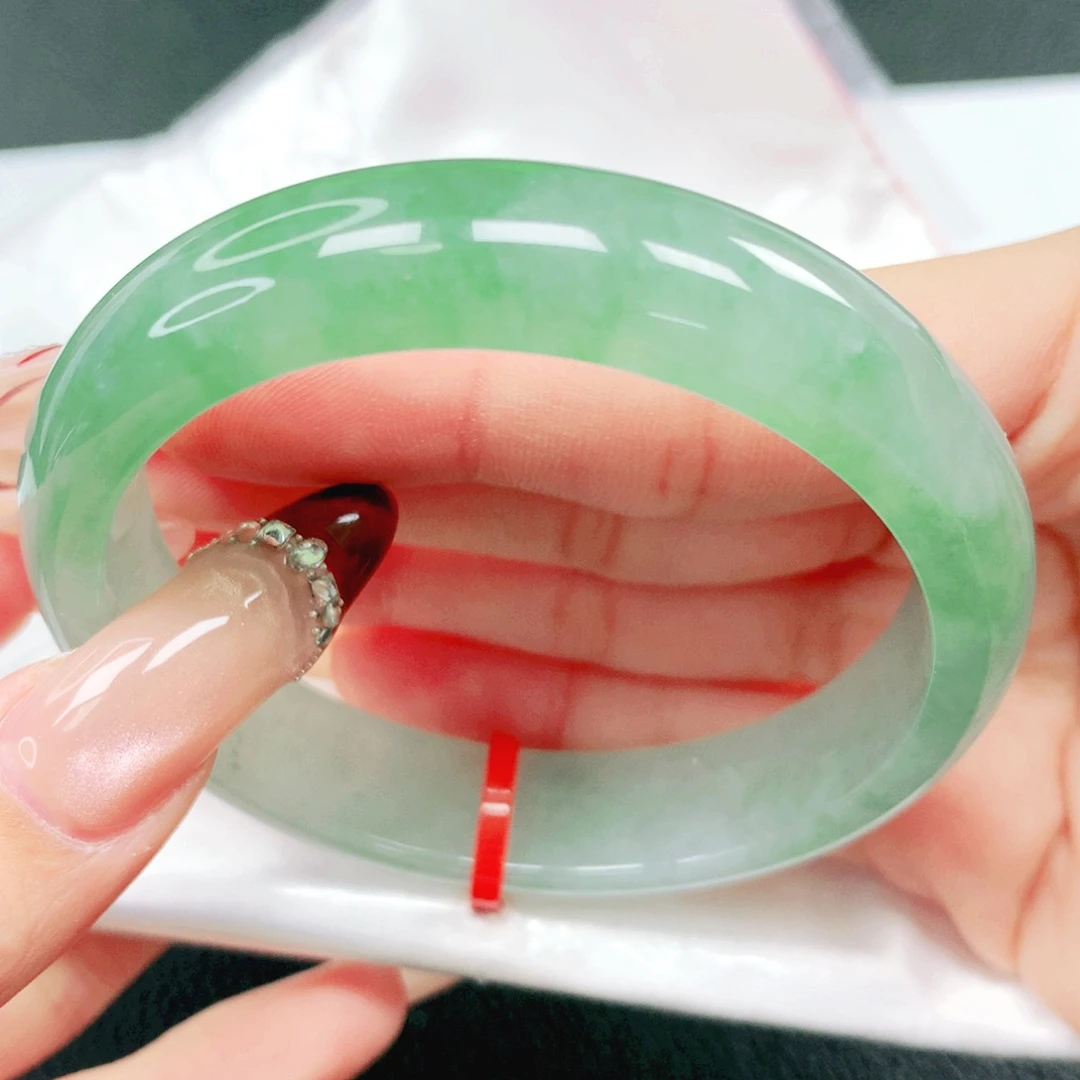 翡翠未镶嵌手镯56