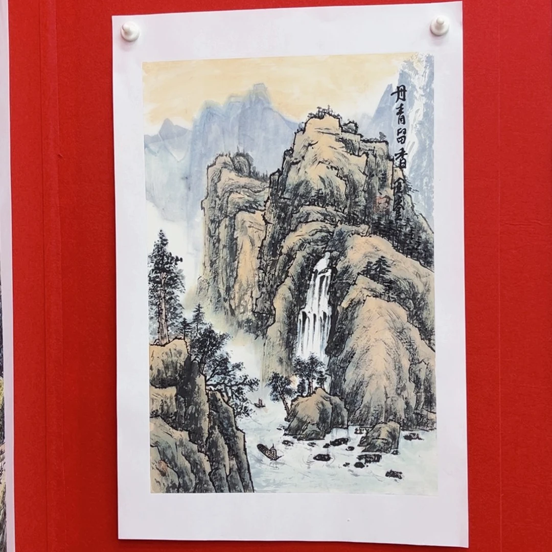 国画刘金銮老师绘画68.45绘画有托底