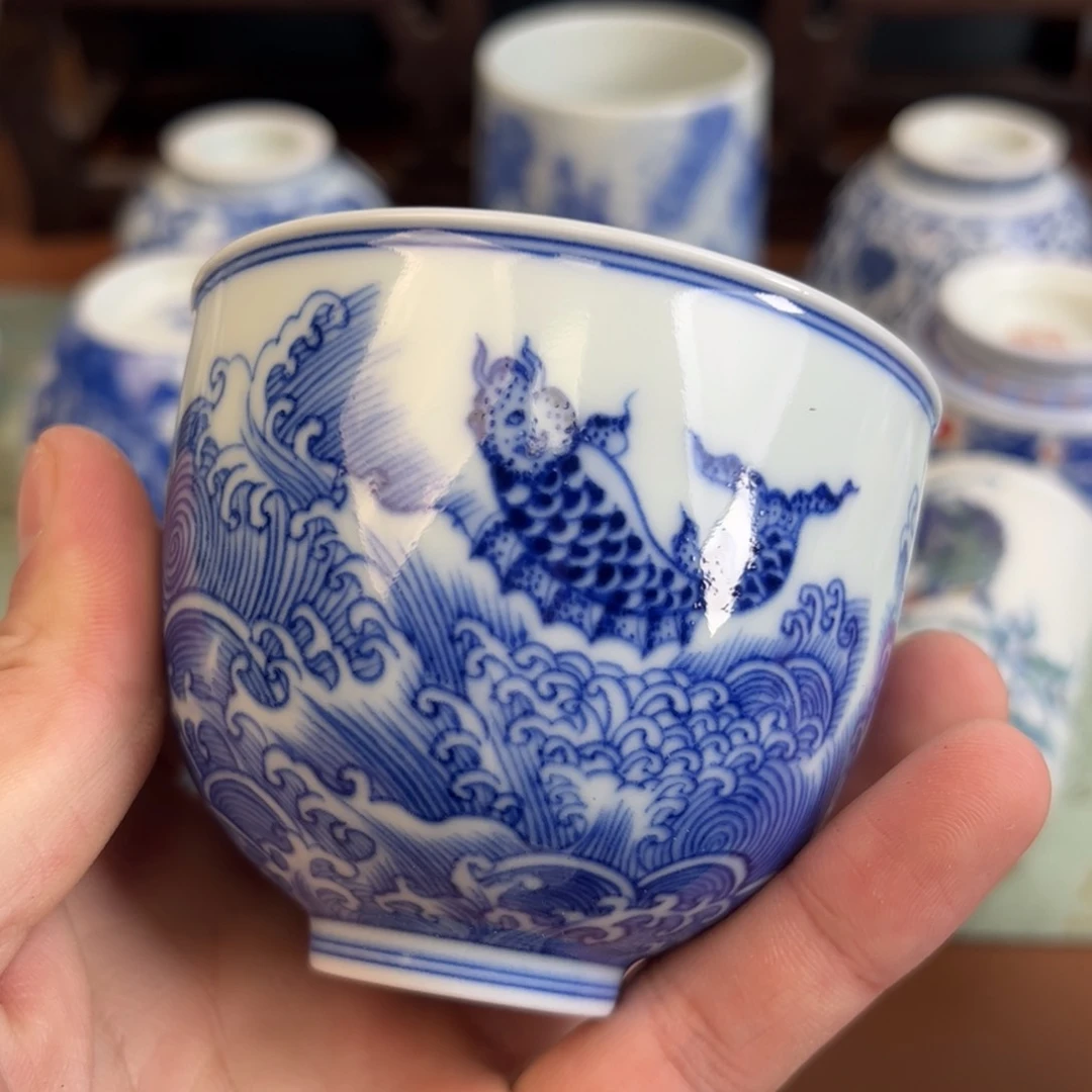 瓷片景德镇瓷器手工手绘