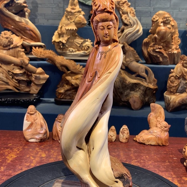 柏木（崖柏）根雕摆件