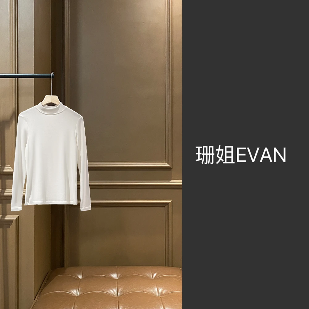 y954  亲肤中领舒服女士打底衫