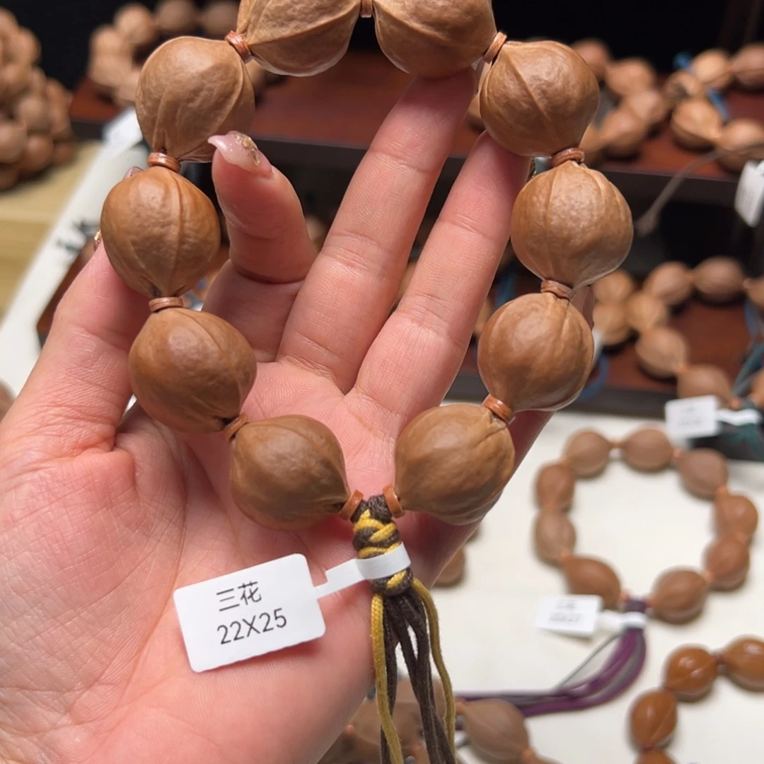 用***4橄榄核手串/手链梅林铁核手串/22X25