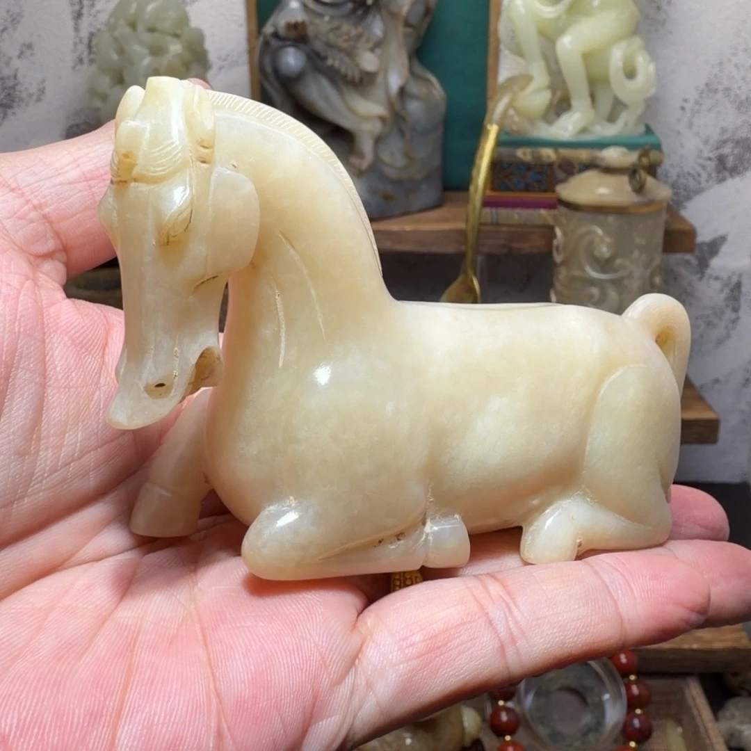 爱***者和田玉未镶嵌挂件