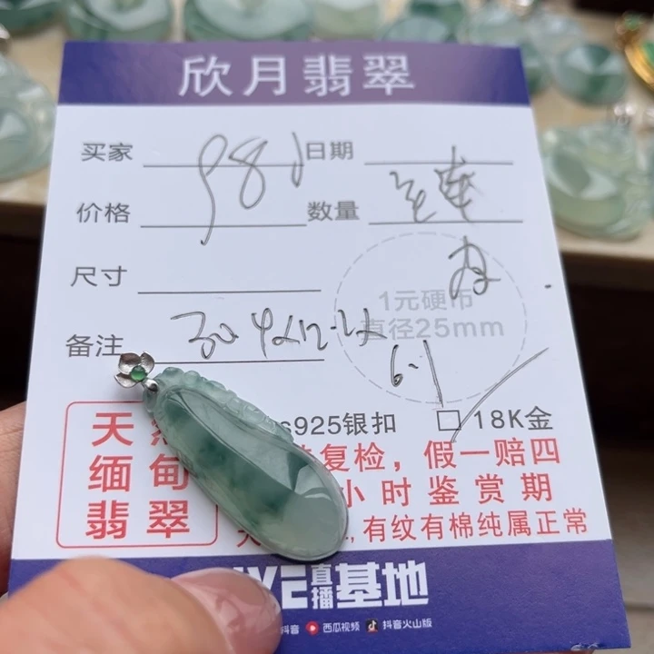 【闪购商品】翡翠颈饰未镶嵌天然