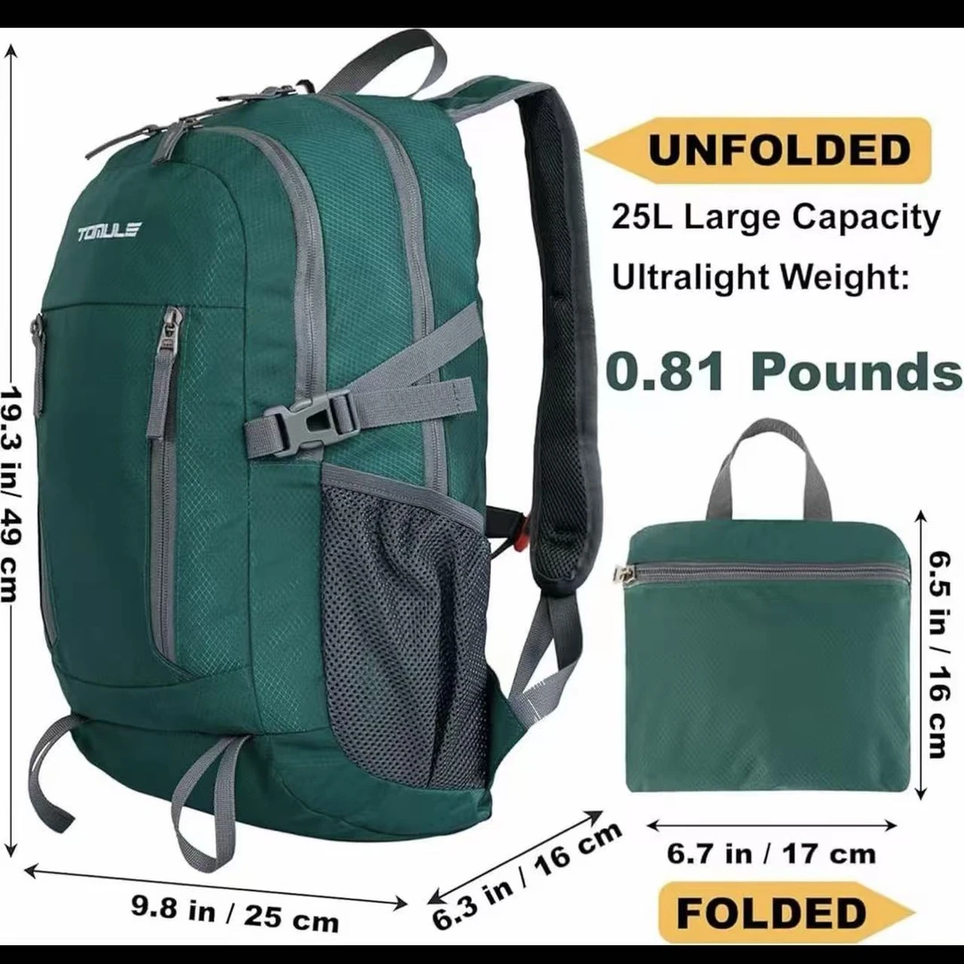 美单牛货 男女户外轻量化防刮蹭多功能背包双肩包 可收纳