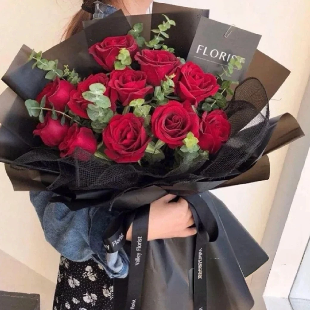 【表白款】11朵红玫瑰花束小香风花束送老婆爱人女朋友生日节日鲜花