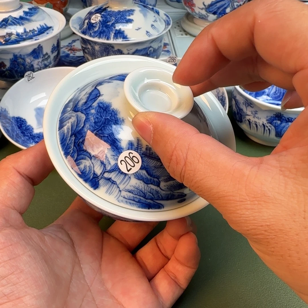 陶纯手工纯手绘茶具206