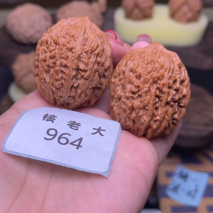 把件文玩核桃大蒜头37.964