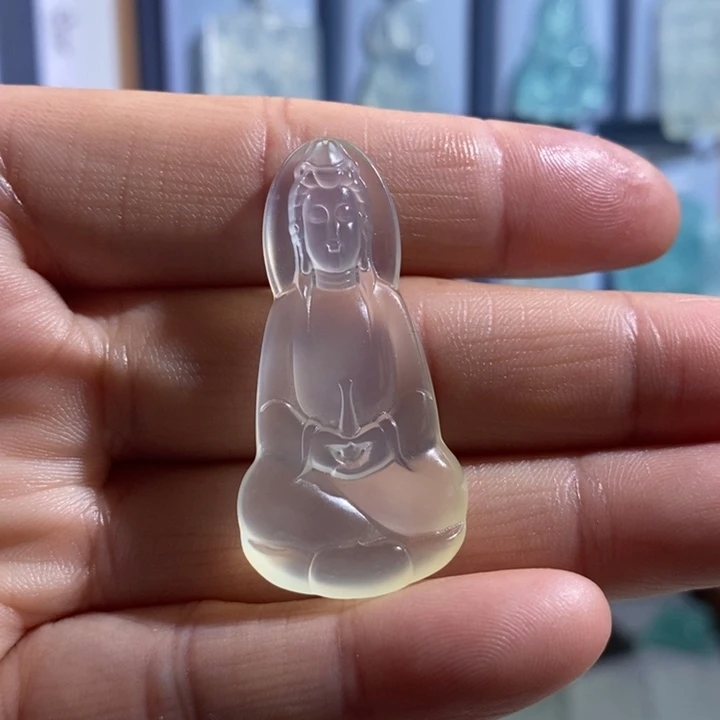 岫玉未镶嵌颈饰41.8✖️20.8✖️5.8