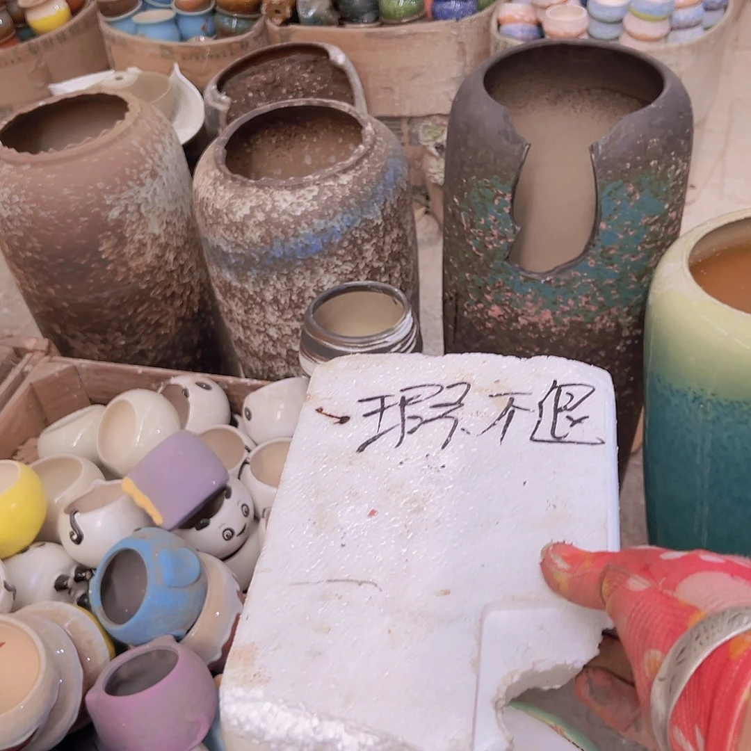 我**天景德镇精品花盆栽适合盆栽瑕疵品