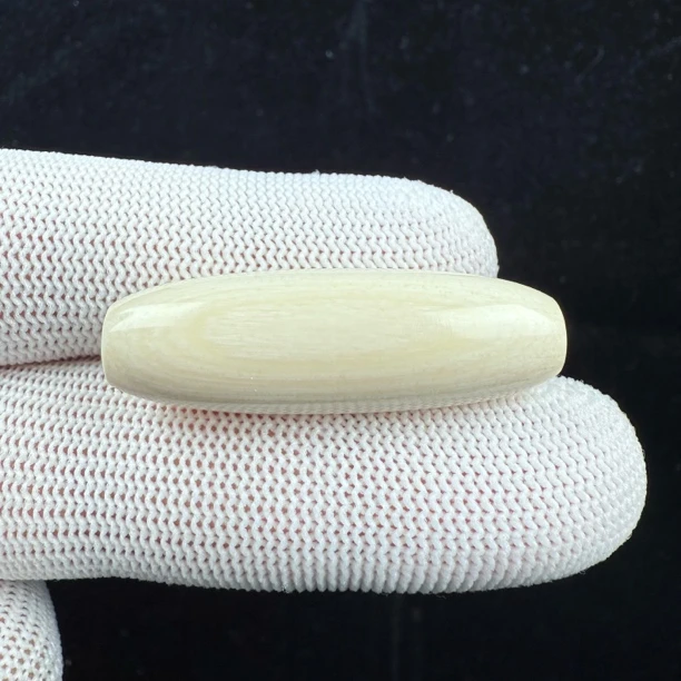 K6201天然猛犸 芝士皮长桶勒子12.4*38.6mm一物一图 假一罚十