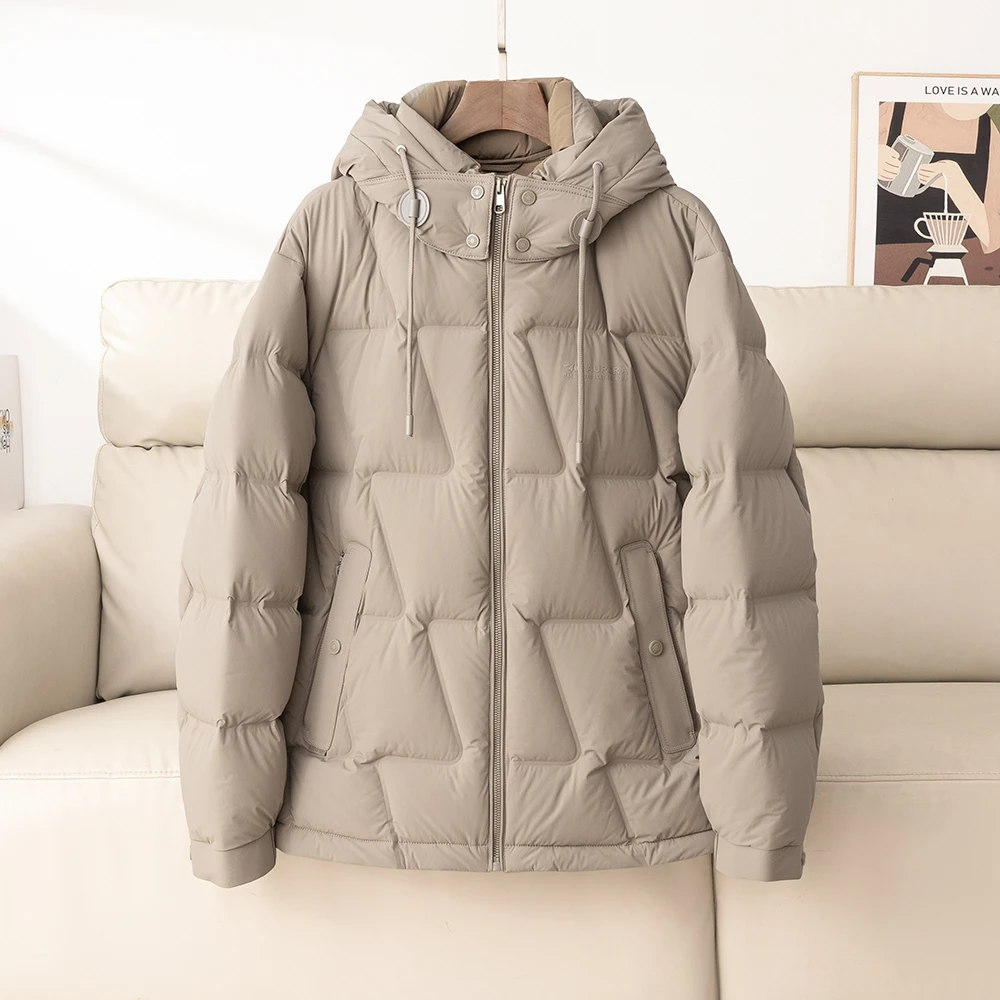 H4Y073撤柜款！680+大朵绒！帽子可拆！极光鹅绒服男冬季保暖外套潮