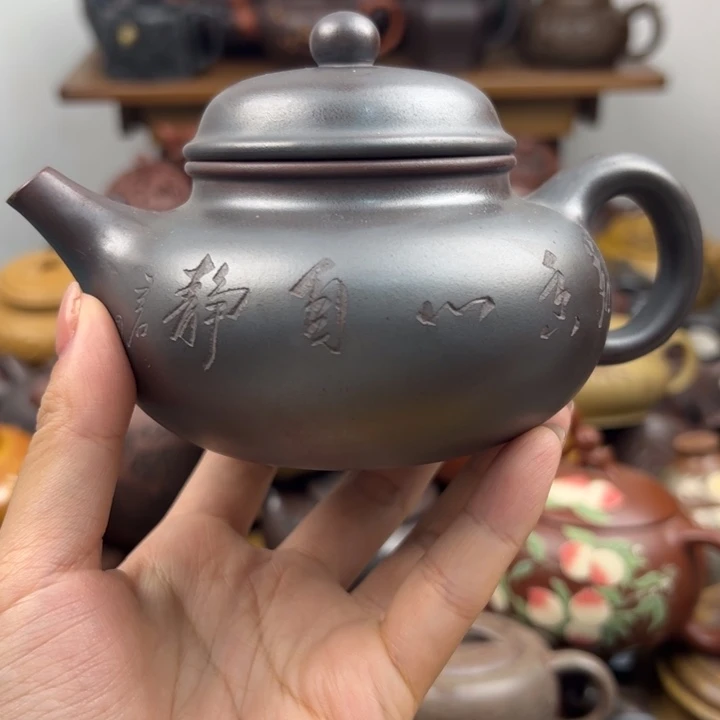 紫砂茶壶晃盖紫砂