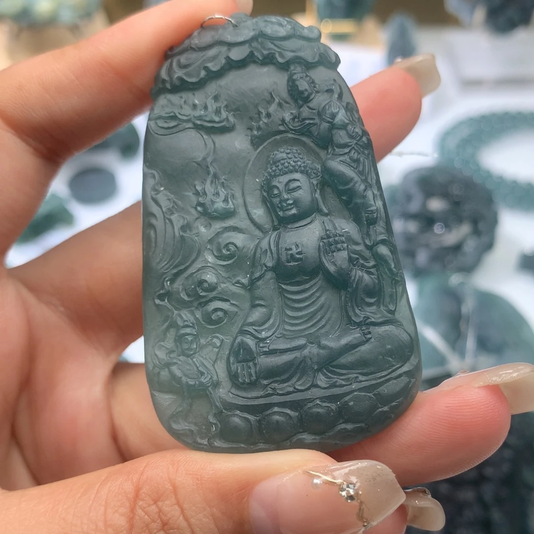 定制翡翠未镶嵌快****?毛货不退不换