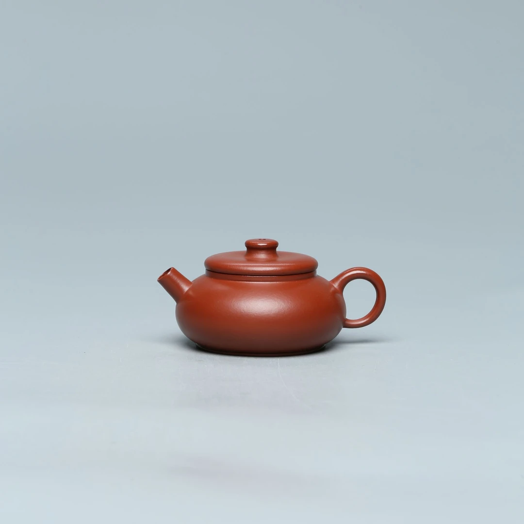 WZ17 门静 巨轮 朱泥 130cc 紫砂壶 壶之华