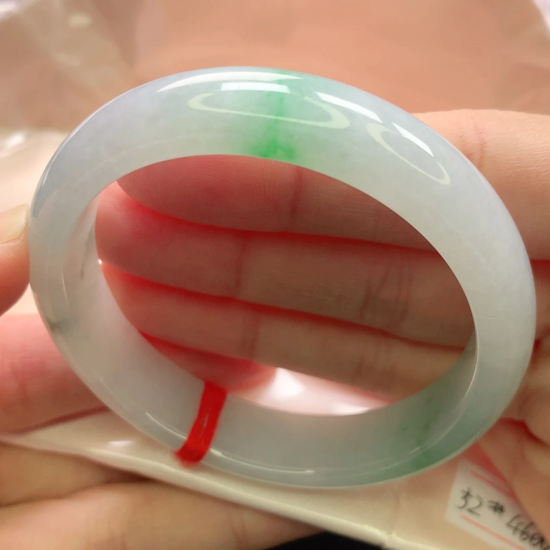 翡翠未镶嵌手镯缅甸52