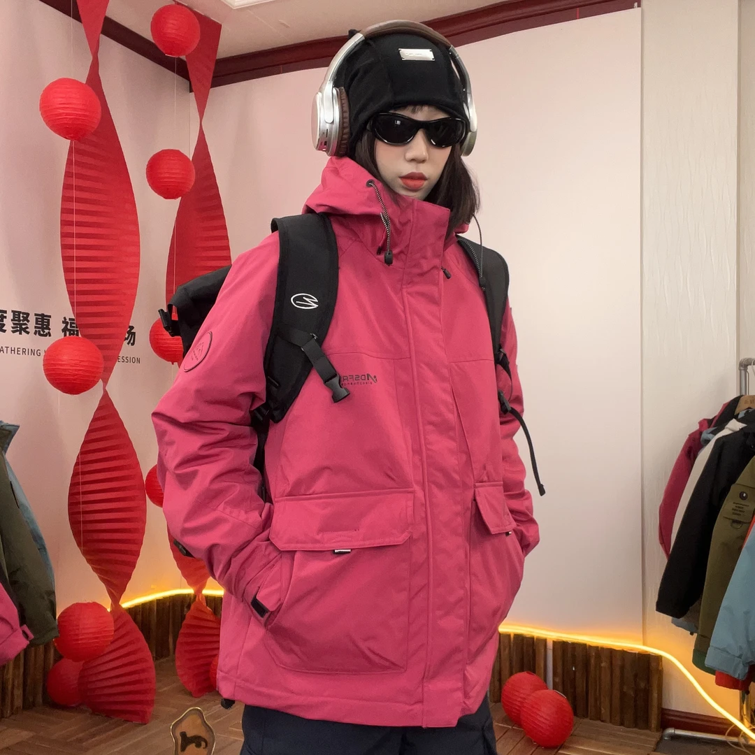 【无穷山系】棉衣外套夹克运动户外休闲连帽宽松防风加厚保暖61070