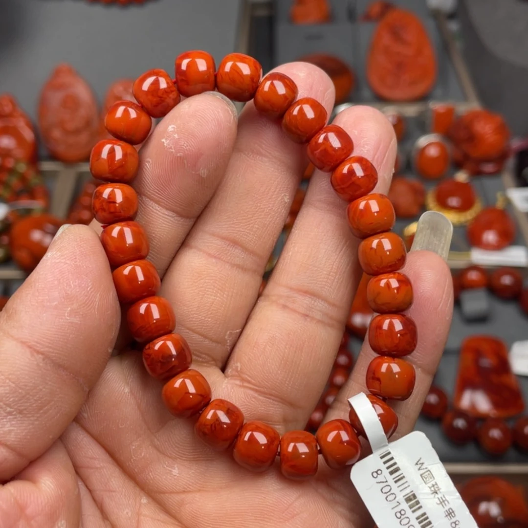 【闪购商品】南红玛瑙珠宝奇石未镶嵌单圈8