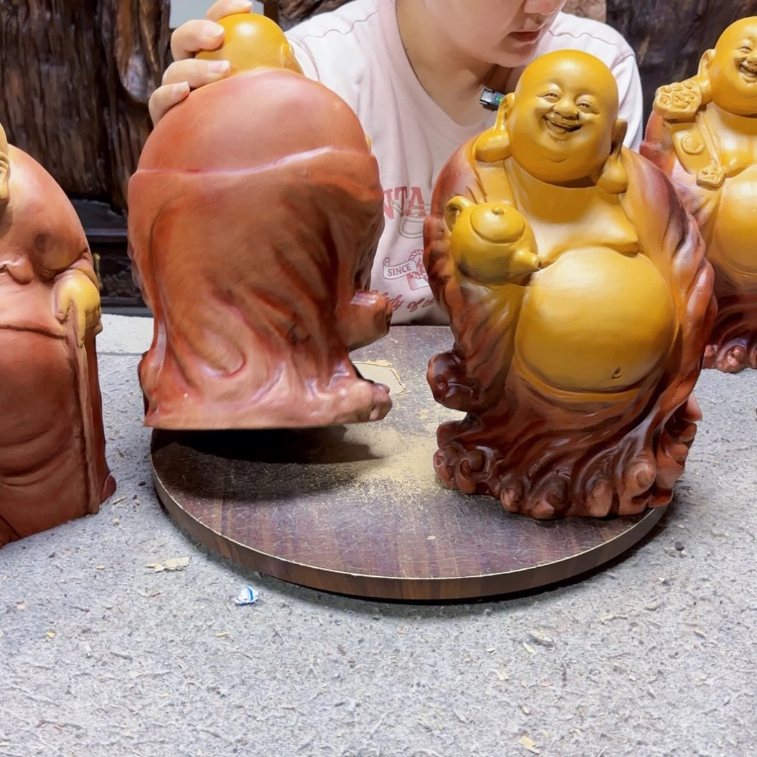 x***1香樟木茶壶弥勒佛