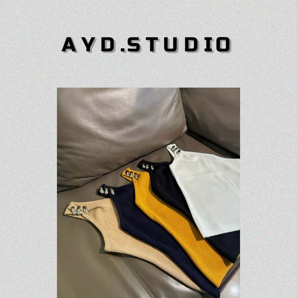 （打折出售不退不换）AYD.STUDIO春款时尚斜肩上衣#3683