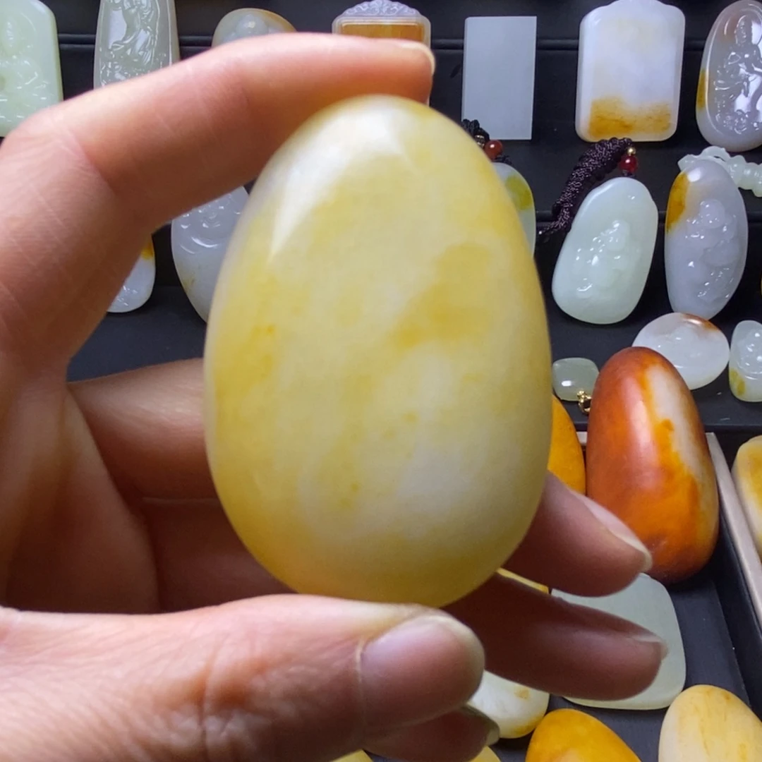 ཉ***）和田玉未镶嵌颈饰