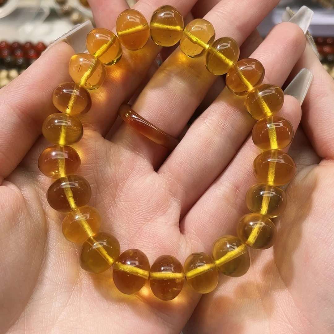 琥珀未镶嵌裸石抚顺琥珀11净水金珀