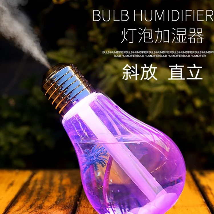 创意饰品家居加湿器瓶子家用小型灯泡加湿器卧室办公室桌面宿舍