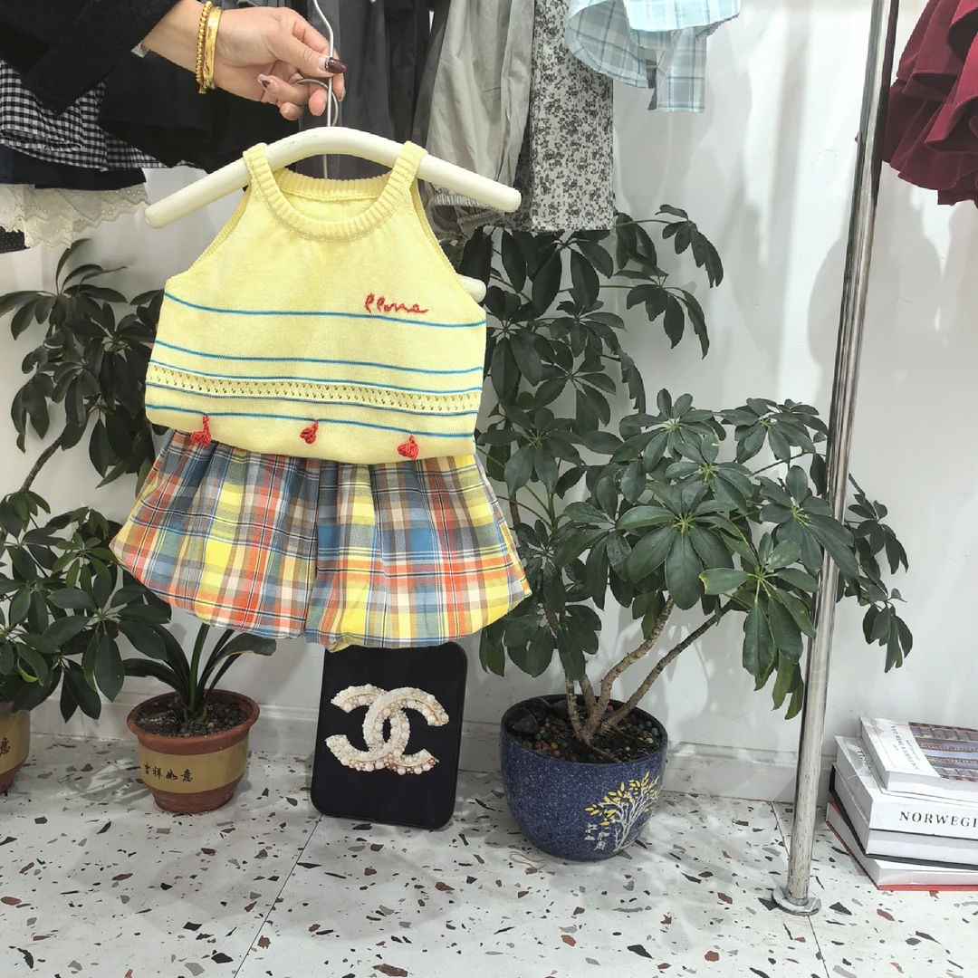 【H24】童装女童2025年公主裙小童洋气吊带连衣裙