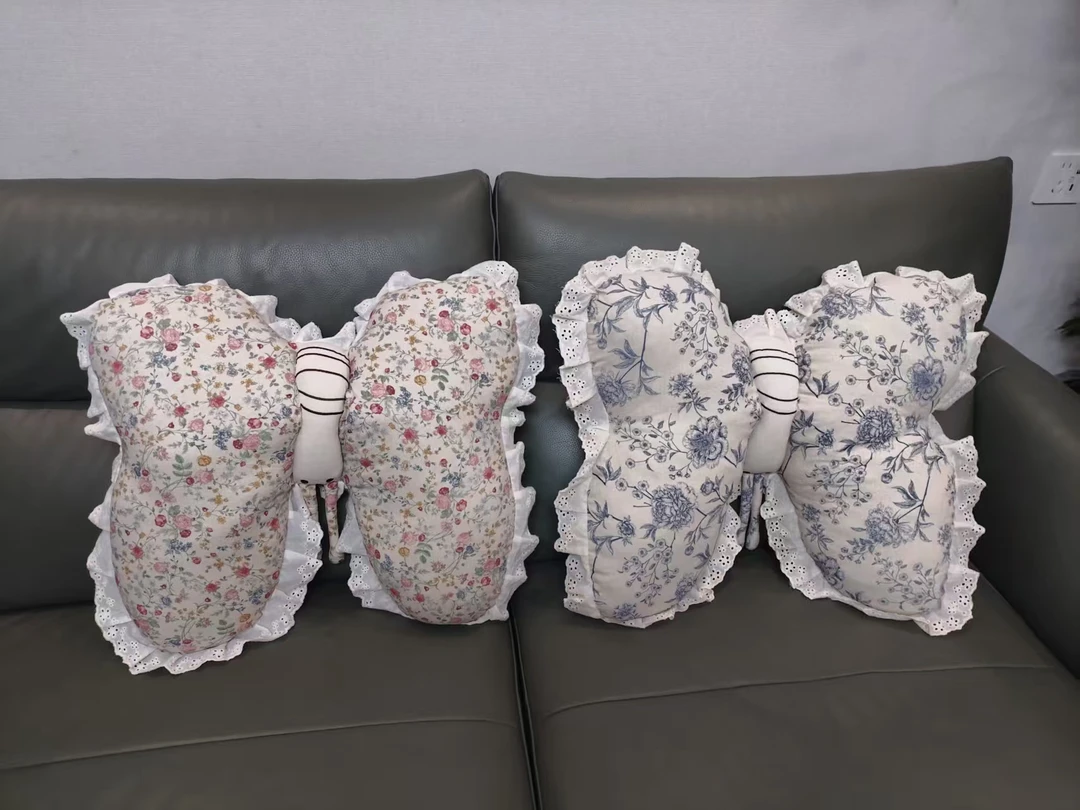 植森【棉麻蝴蝶枕芯】