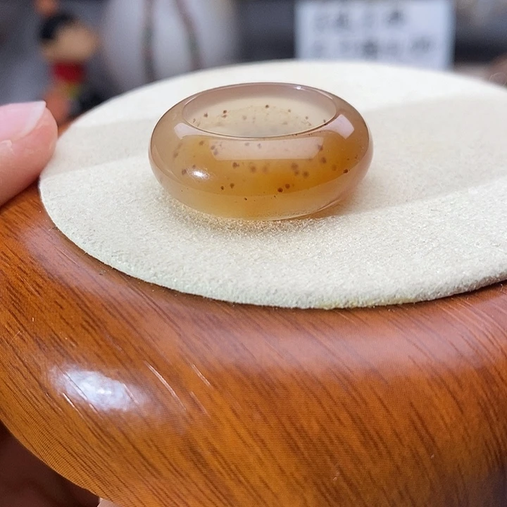 玛瑙/玉髓未镶嵌戒指A 75不退换港18内径18.3