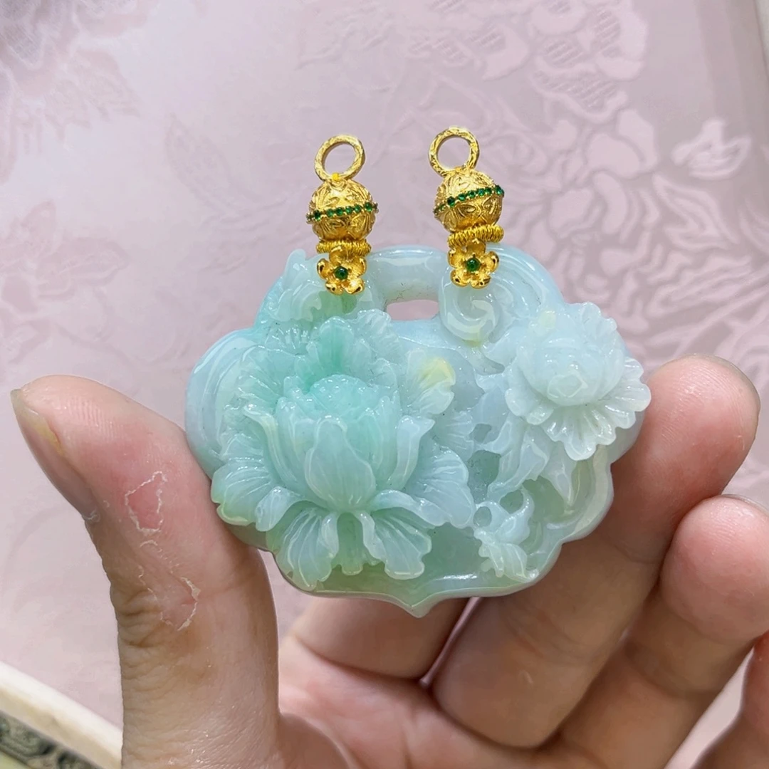 吊坠(赠链)未镶嵌翡翠代编织
