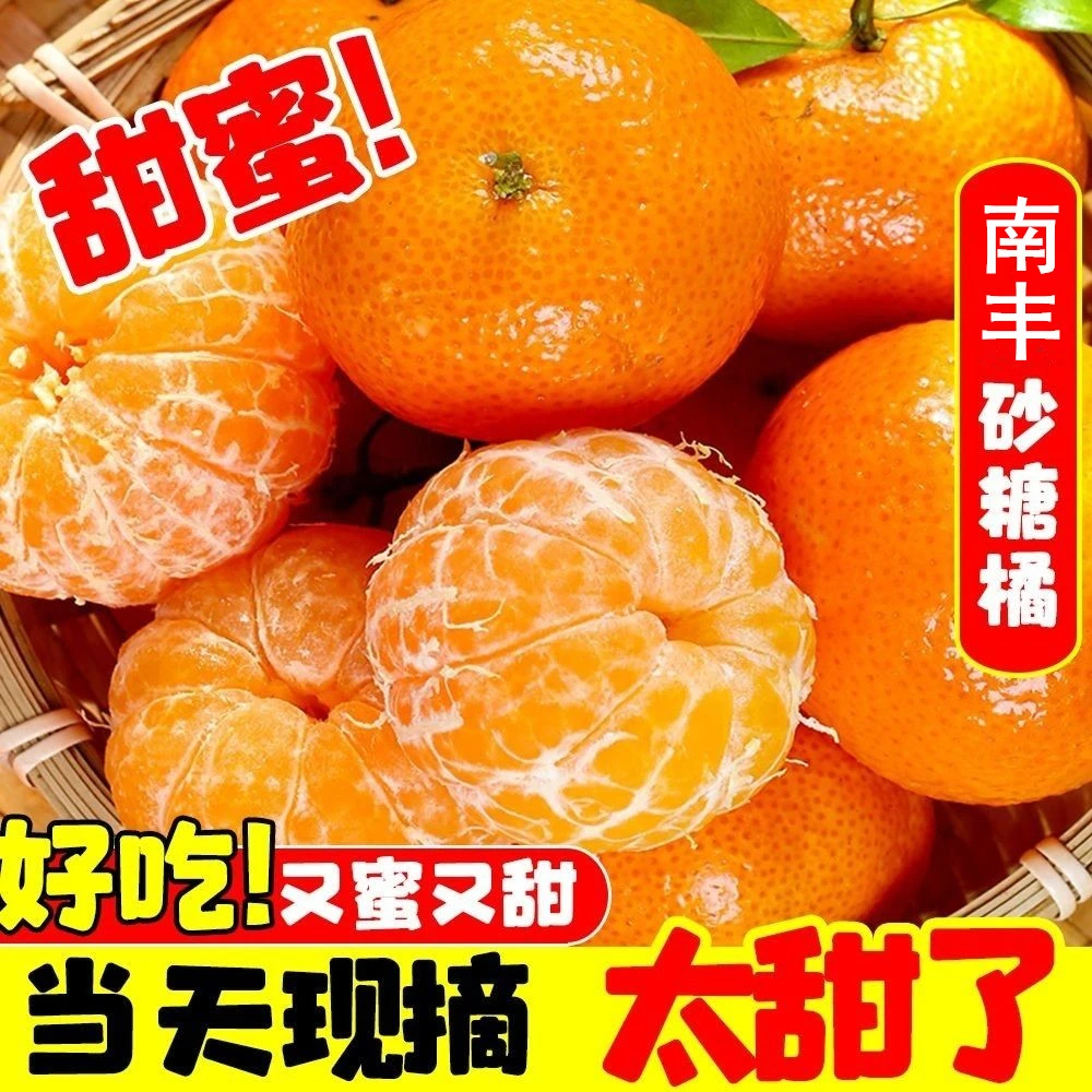 正宗南丰蜜桔小贡桔子薄皮当季新鲜孕妇水果砂糖橘现摘现货批发