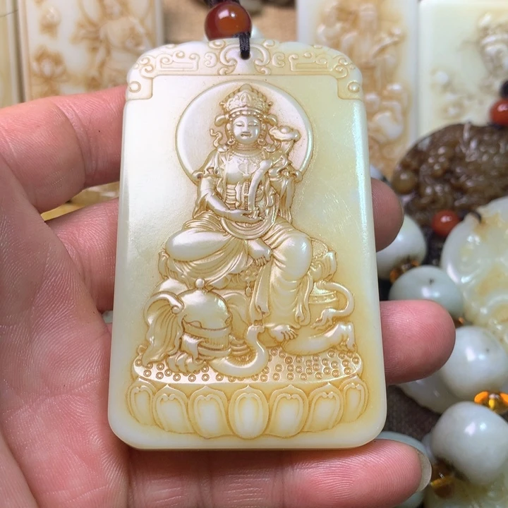 和田玉挂件未镶嵌L*O