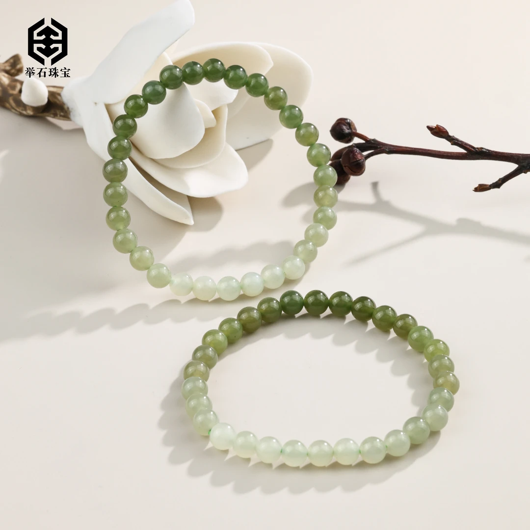 【举石珠宝】T0705-688-296和田玉手串（一件/多样性发/约5mm+）Y