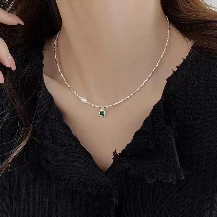 锌合金项链 【DINGFENG】手工定制高端真皮时尚百搭饰品