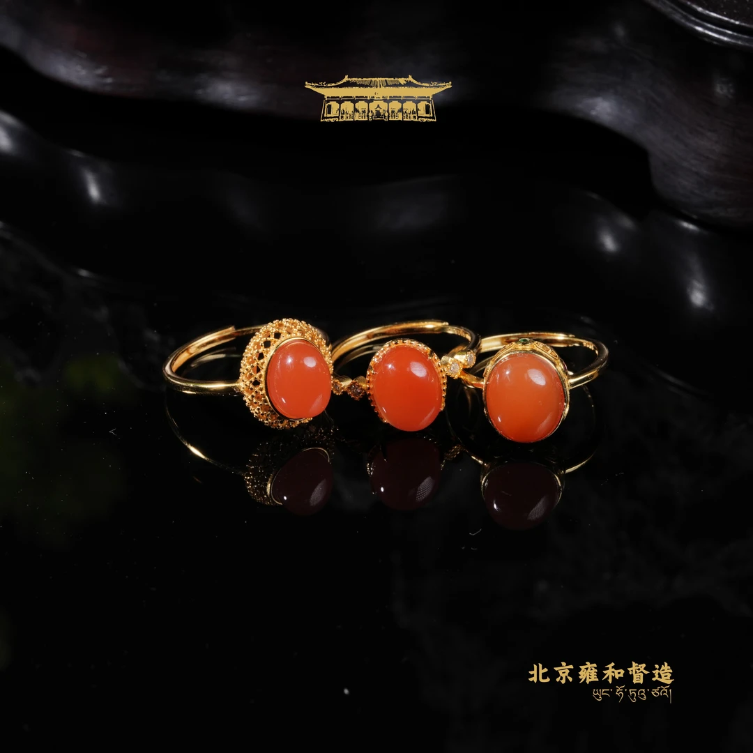 南红玛瑙戒指（多样性发其一）重4ZKX001