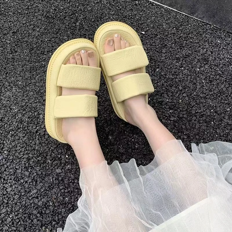 662-13 夏季舒适宽带厚底女款拖