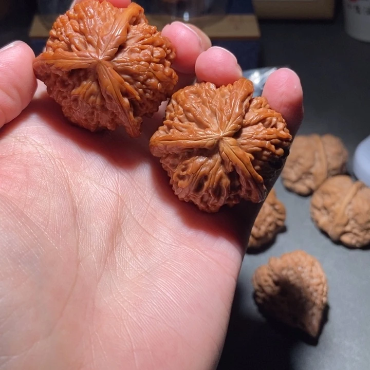 吊坠文玩核桃白狮子奔