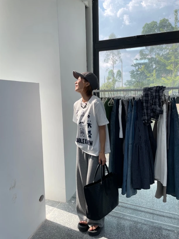 【瘦腿凉凉裤】冰凉丝滑触感 上身巨舒服！不挑身材宽松版型休闲裤