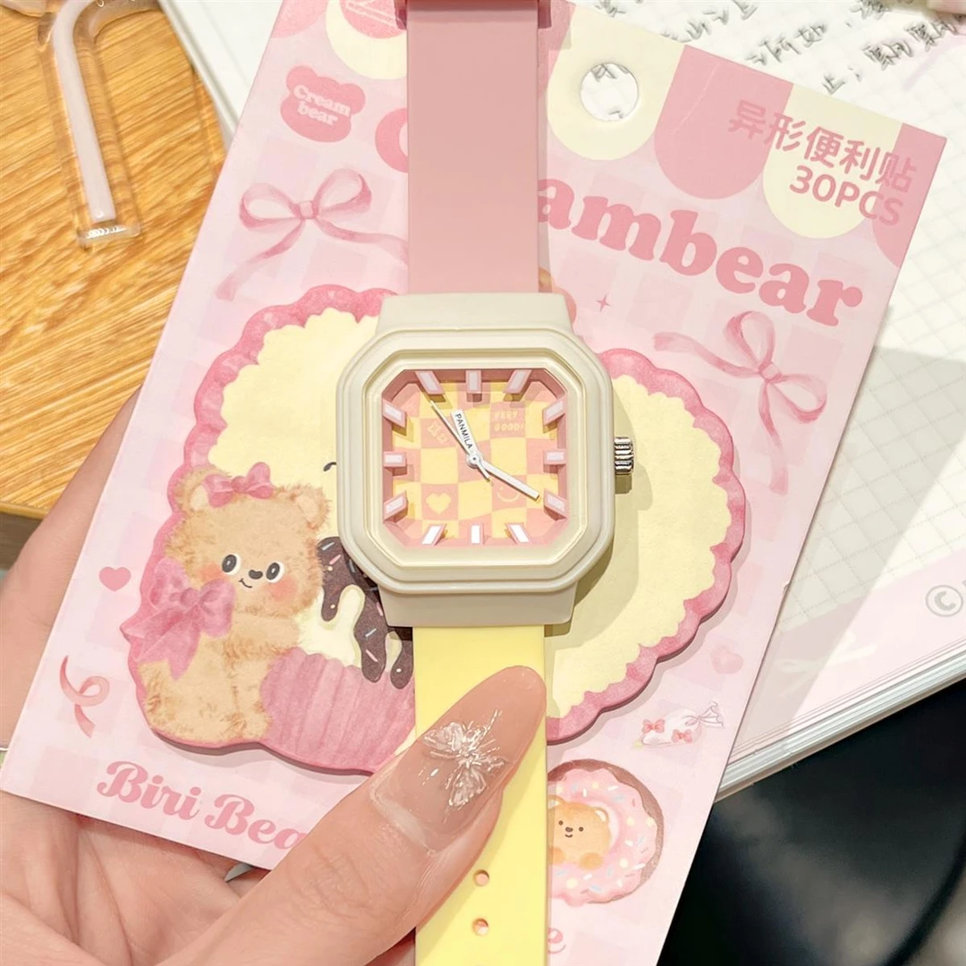 番米拉多巴胺手表女款学生初高中女可爱高颜值女孩学院风2024新款