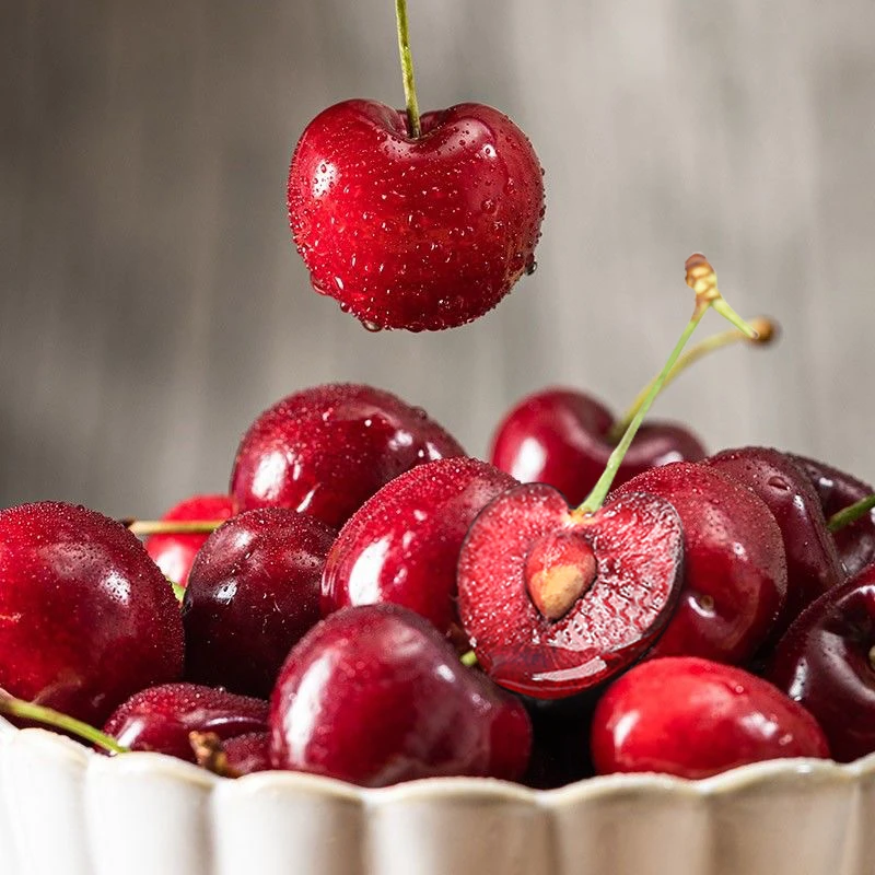 【欢乐果园】智利海运车厘子【2J-4J级】5斤原箱礼盒装 内附果径卡