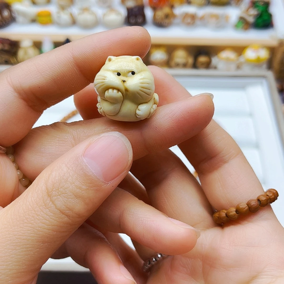 其他鹿骨手工打磨配饰