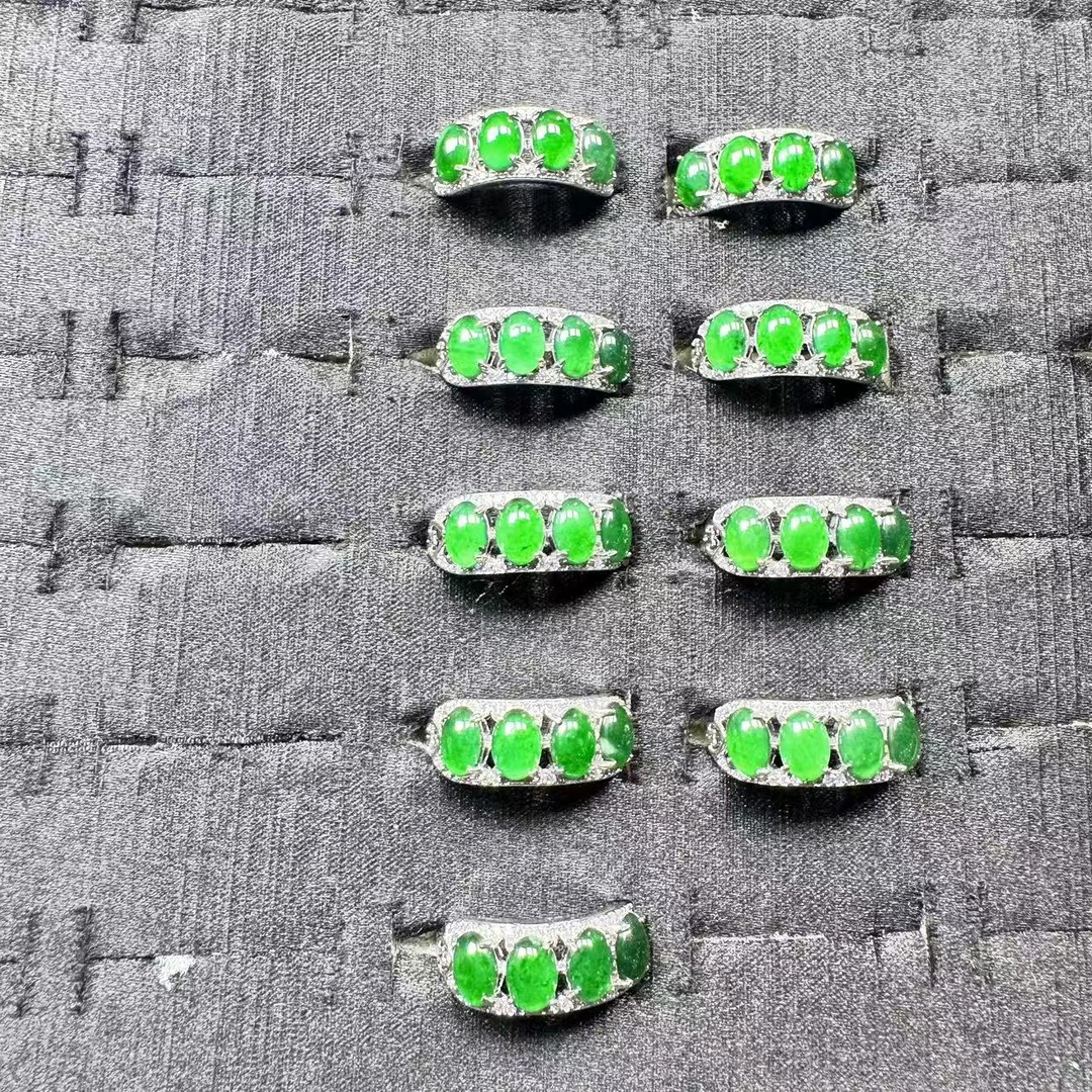 【玉经纶】204790/Q68-天然A货翡翠戒指-多样性发其一