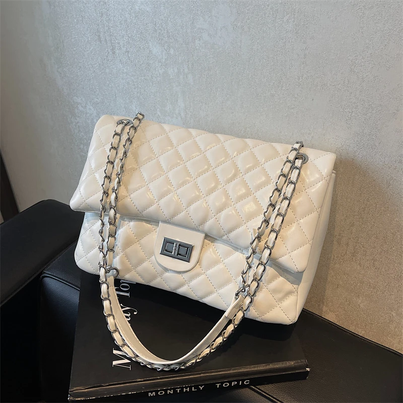 【好物分享】小香风单肩包包女秋冬2025新款时尚百搭链条斜挎大包