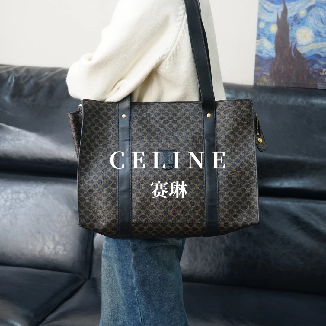 95新 Celine/思琳 黑色单肩包/SP01609518/9518