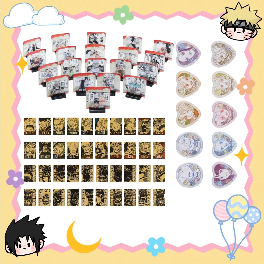 【海贼王】夏日祭 心形吧唧/黄金卡/场面写立牌第十弹（代拆）